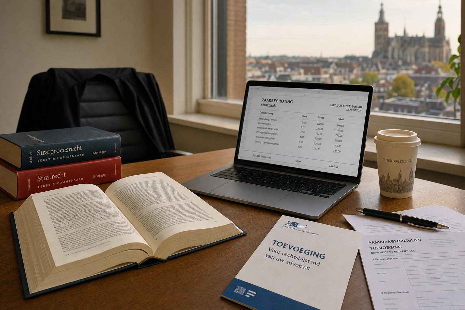 Wat kost een strafrechtadvocaat in Den Bosch en kom je in aanmerking voor gefinancierde rechtsbijstand (toevoeging)?