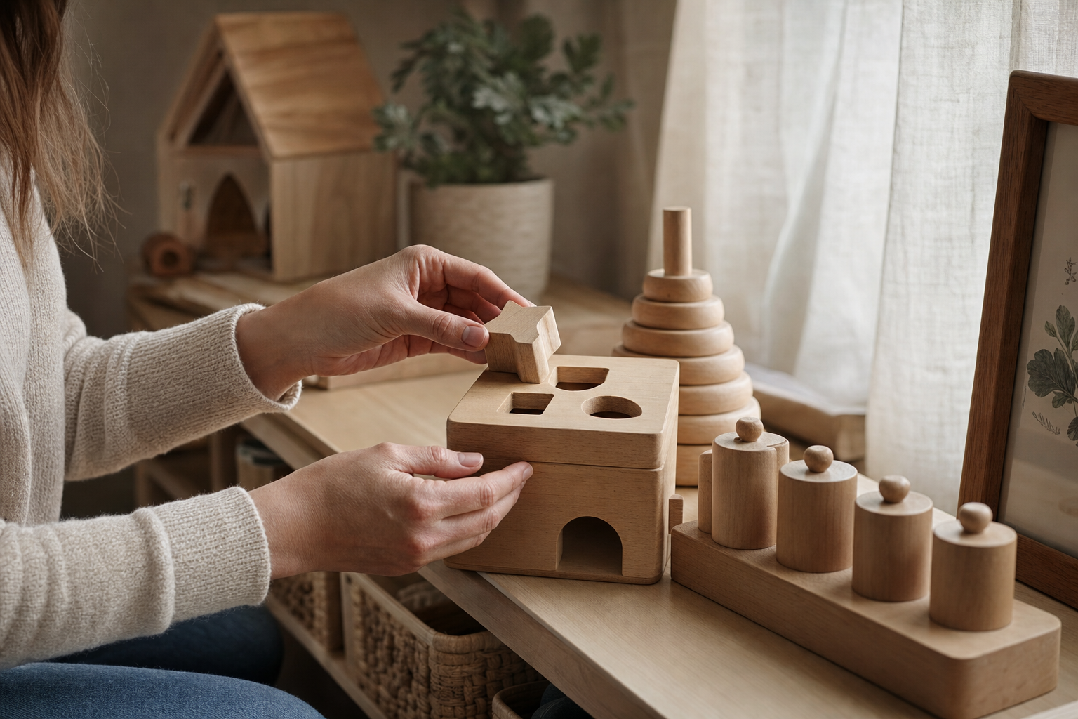 Welke materialen en kenmerken maken Montessori speelgoed écht Montessori, en hoe herken je dat bij het kopen (hout, eenvoud, zelfcorrigerend)?