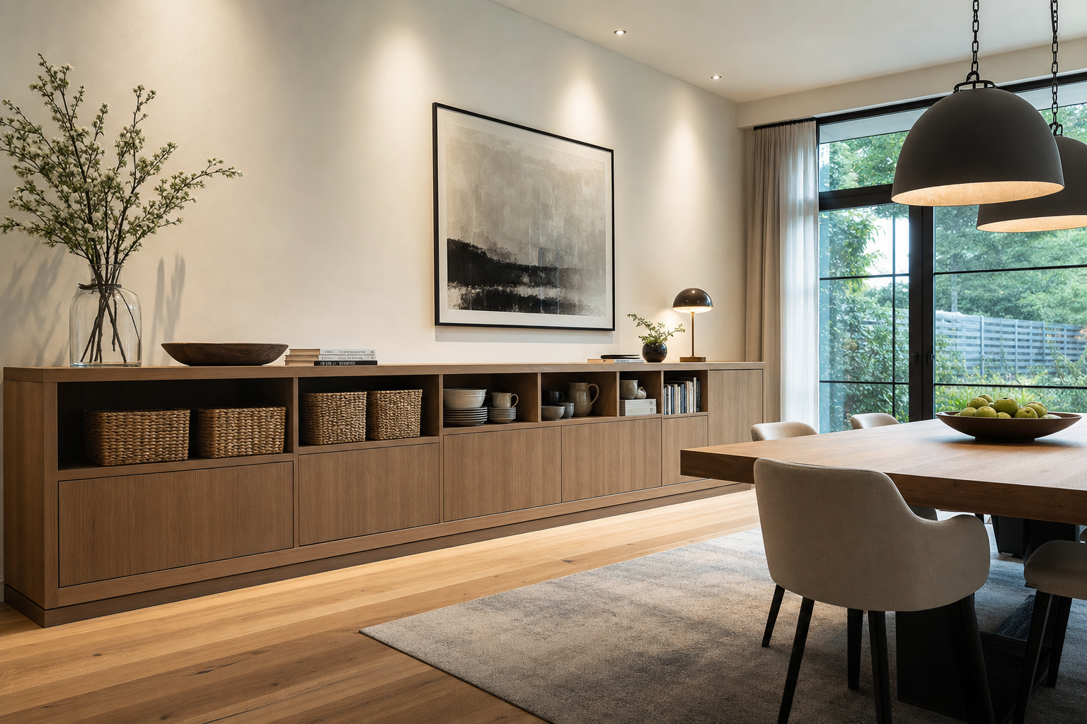 Indeling opties voor maatwerk dressoir